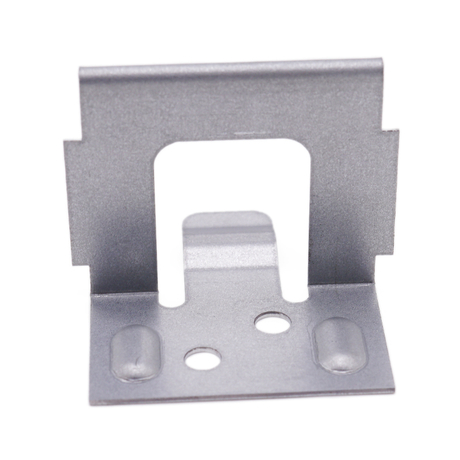 Soporte personalizado L soportes L Servicio de fabricación de estampado de recubrimiento de acero de carbono Servicio de fabricación de metal